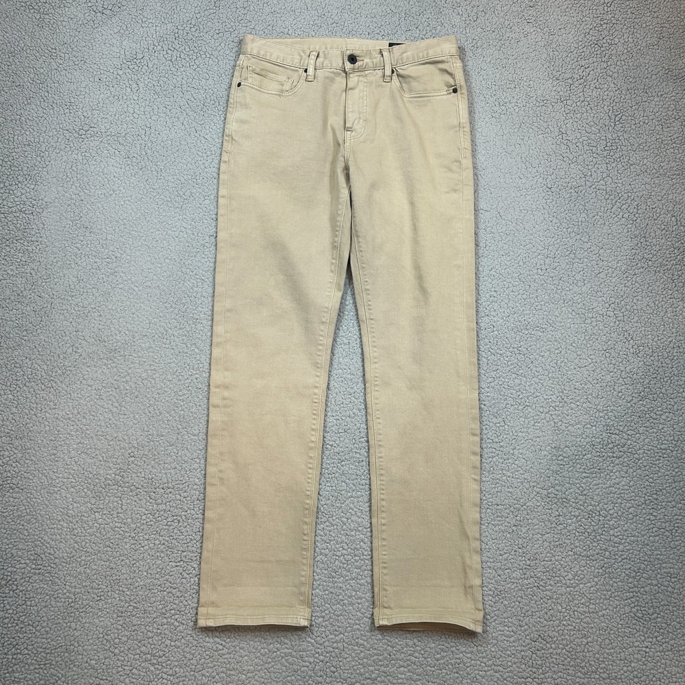Roark HWY 128 Straight Fit Broken Twill Jeans, Desert Khaki,‎ 30 x 32
